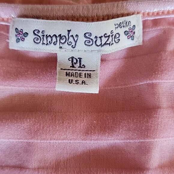 Simply Suzie blouse short sleeves Size L/P - Picture 6 of 6